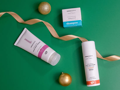 Green People Christmas product banner