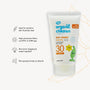 organic children scent free sun cream spf30 150ml benefits
