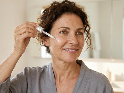 Natural botanical ingredients for Retinol alternative for sensitive skin - organic beauty editorial image