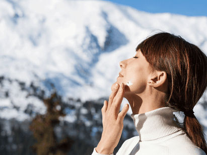 Skiing skin care