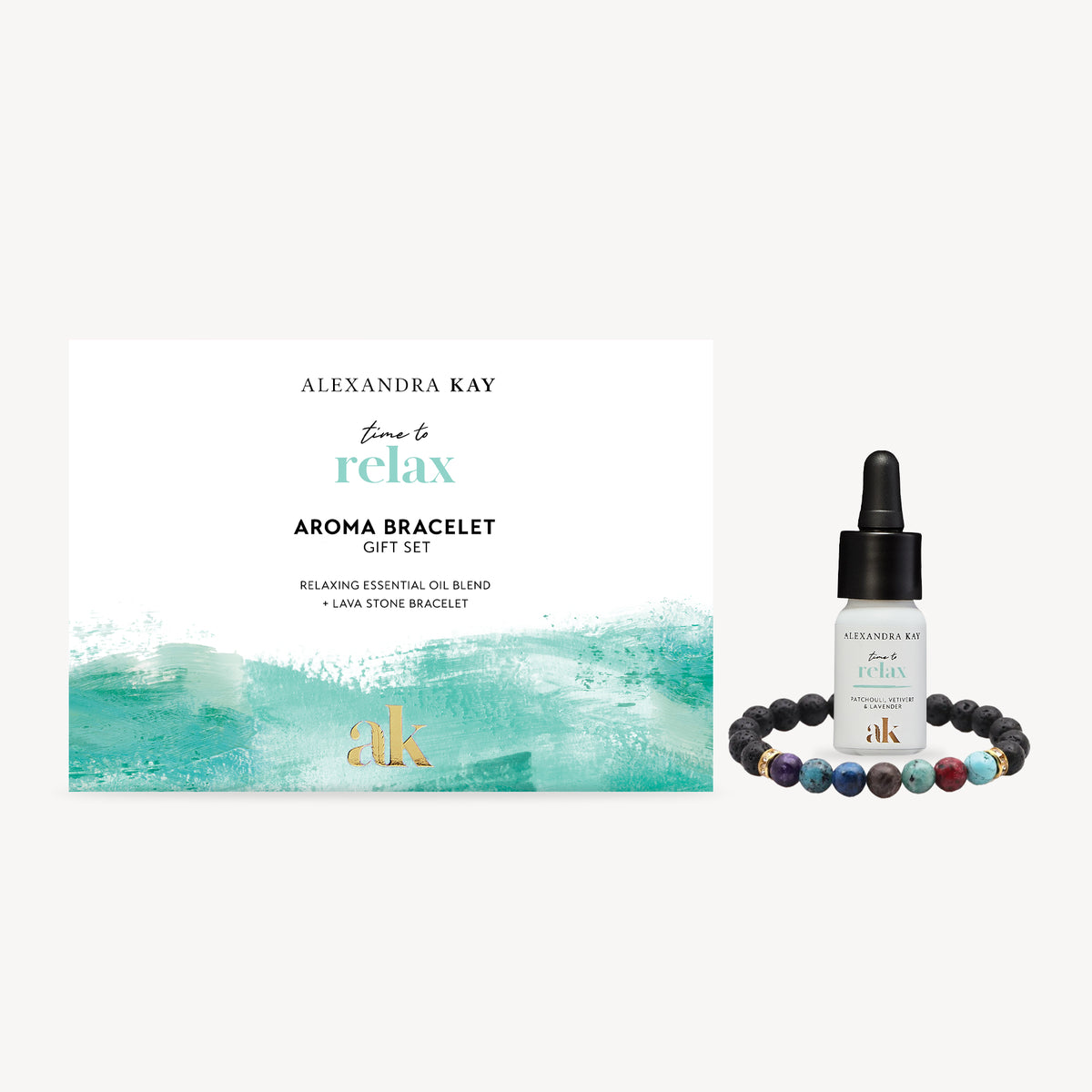 Alexandra Kay Time to Relax Aroma Bracelet Gift Set