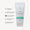 A white squeeze tube of Green People Intensive Repair Conditioner standing beside feature icons highlighting key hair benefits.