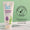 A tube of Organic Children Shampoo & Body Wash Lavender Burst with a dermatologically tested seal on a light green background.
