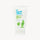 A white squeeze tube of Organic Children Aloe Vera Lotion & After Sun featuring cute smiling green leaf characters. image