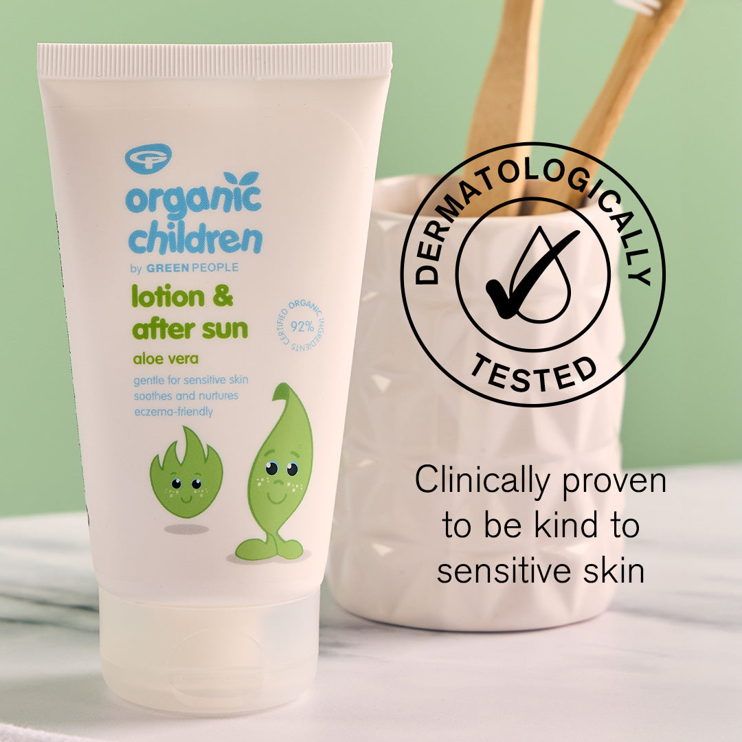 Organic Children Aloe Vera Lotion & After Sun 150ml | Natural