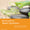 Clear gel dripping from an aloe vera leaf onto a wooden surface with smooth dark stones and blurred aloe slices.