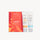 Sunscreen and after-sun lotion next to an orange box with wave-like details, all on a white background. image