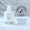 A white pump bottle of Green People Scent Free Hand Wash sits on a tiled counter next to a Dermatologically Tested seal.