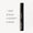 A sleek black tube of Green People Volumising Mascara presented next to product benefit icons highlighting definition and volume.