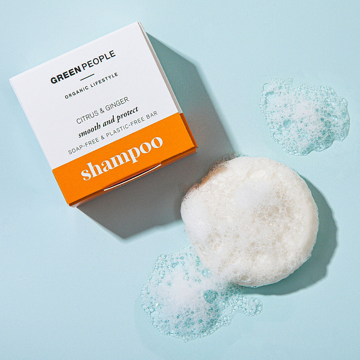 Citrus & Ginger Solid Shampoo Bar Natural, Organic & Zero Waste