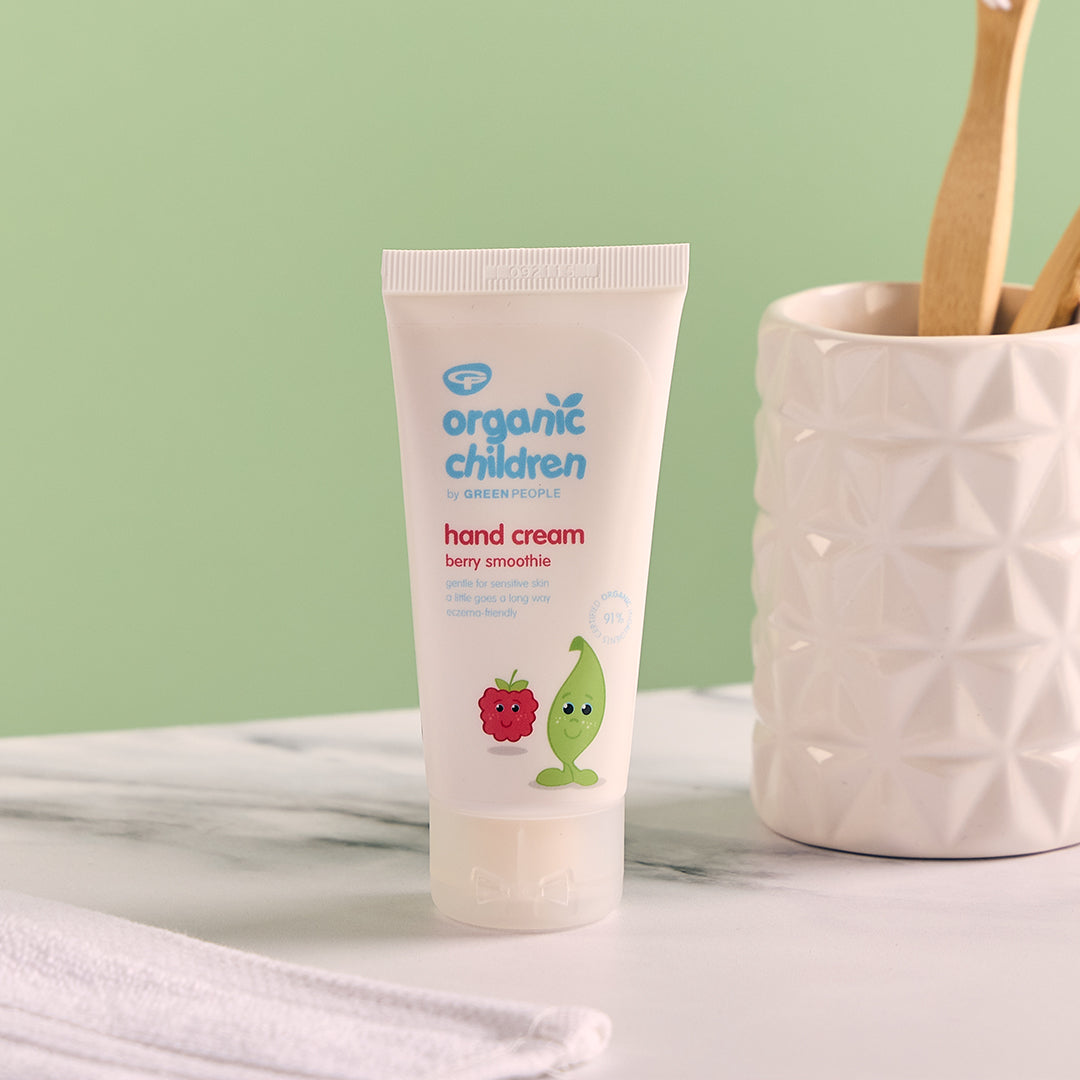 Organic Children Berry Smoothie Hand Cream 50ml Hand Cream for Kids Green People
