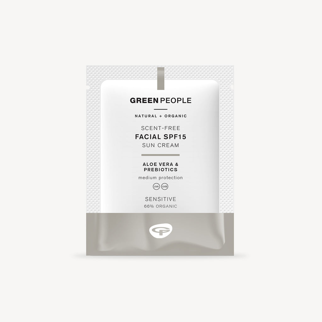 Scent Free Facial Sun Cream SPF15 2ml sachet