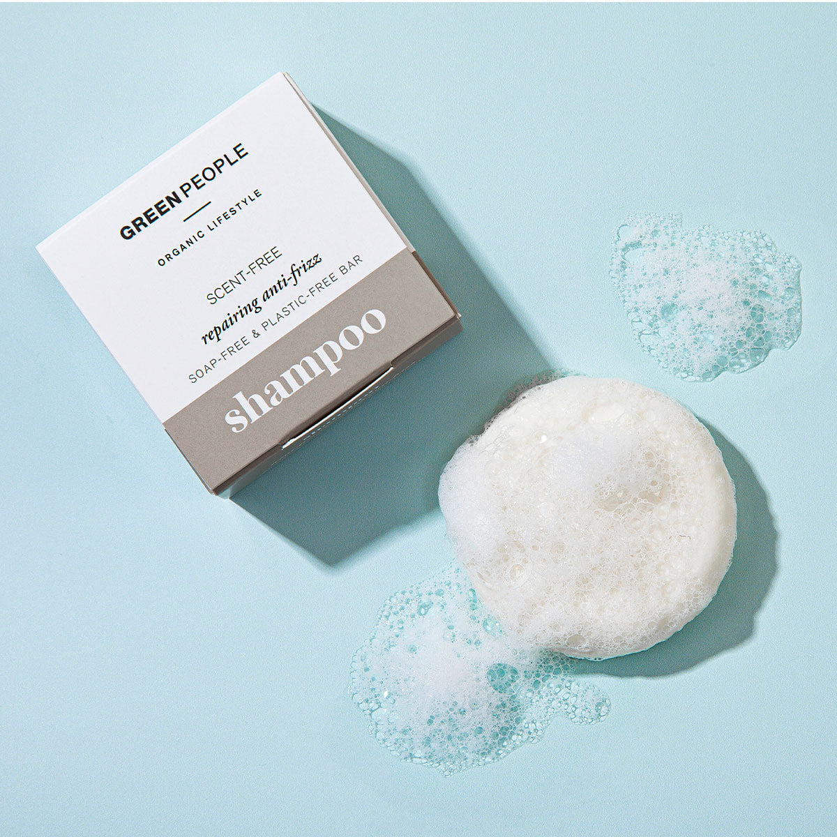 Scent Free Solid Shampoo Bar Natural, Organic & Zero Waste Green People